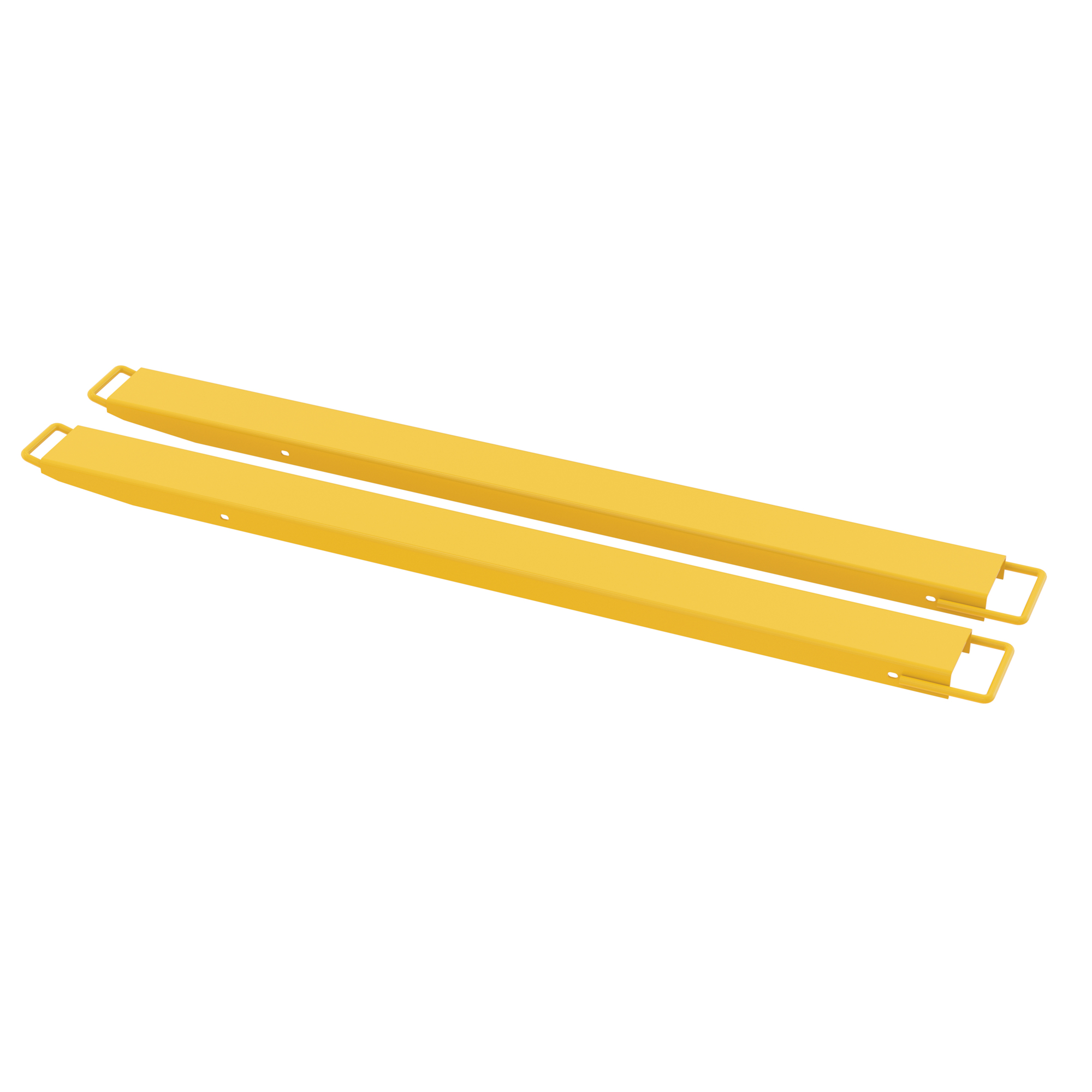 Vestil High-Strength Fork Extensions - 5in. x 72in., 4000 lb Capacity, Model# FE-HS-5-72